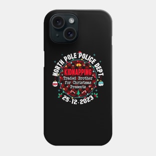 North Pole Police Dept Traded Brother for Christmas Phone Case