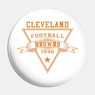 Retro Cleveland Browns Pin