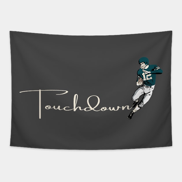 Touchdown Eagles! Tapestry by Rad Love