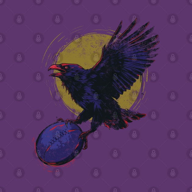 Football Raven by Digital Borsch