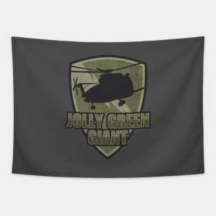 HH-3E Jolly Green Giant (subdued) Tapestry