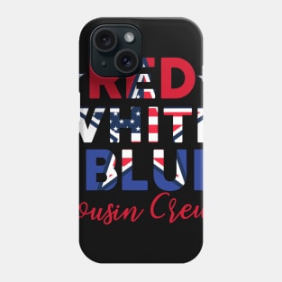 Cousin Crew 4th of July Shirt Kids Family Vacation Group Phone Case