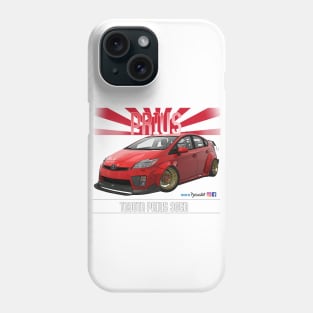 Toyota Prius 2JZ Red Phone Case