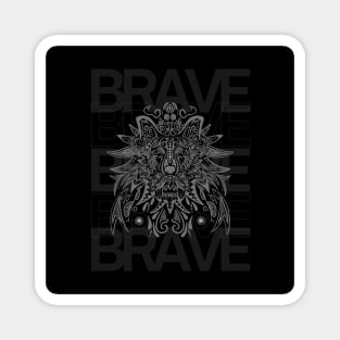 Lion Brave Magnet