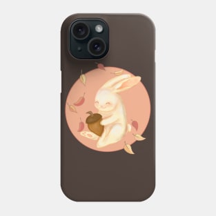 Fall Bunny With Acorn Phone Case