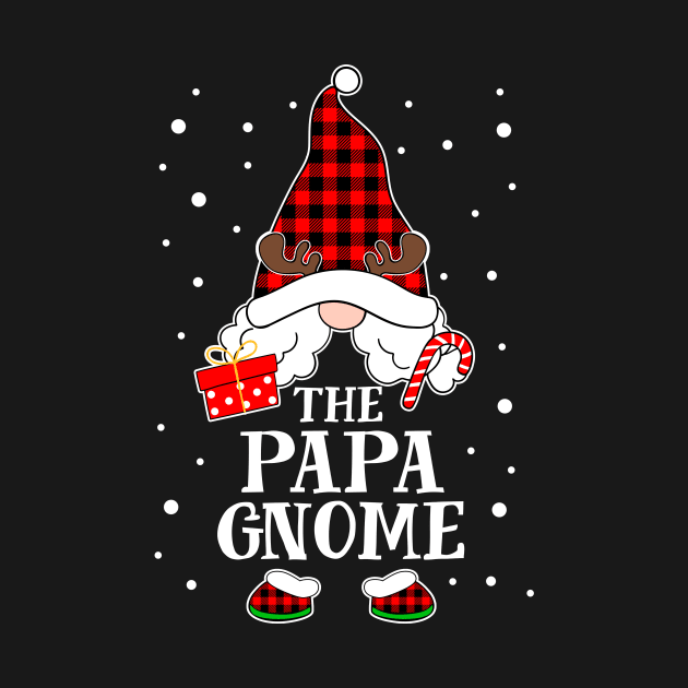 Papa Gnome Buffalo Plaid Matching Family Christmas Pajama by paveldmit