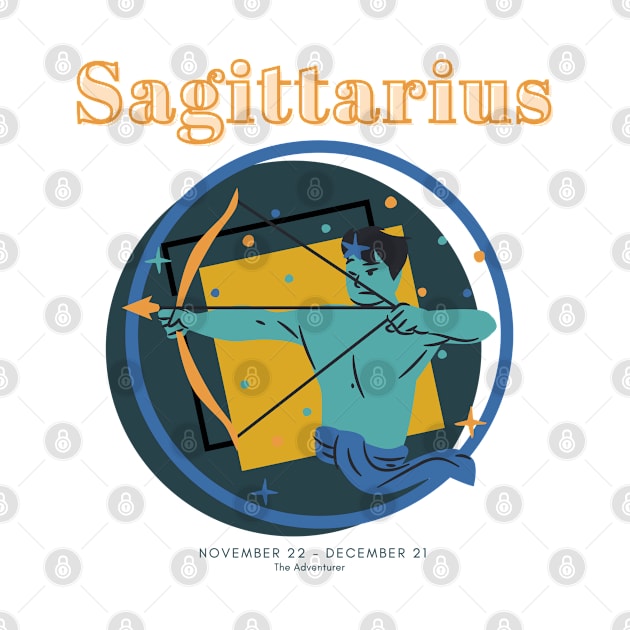 Sagittarius Zodiac Astrology Symbol by Jaekindacray