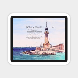 Lighthouse of Alexandria Magnet