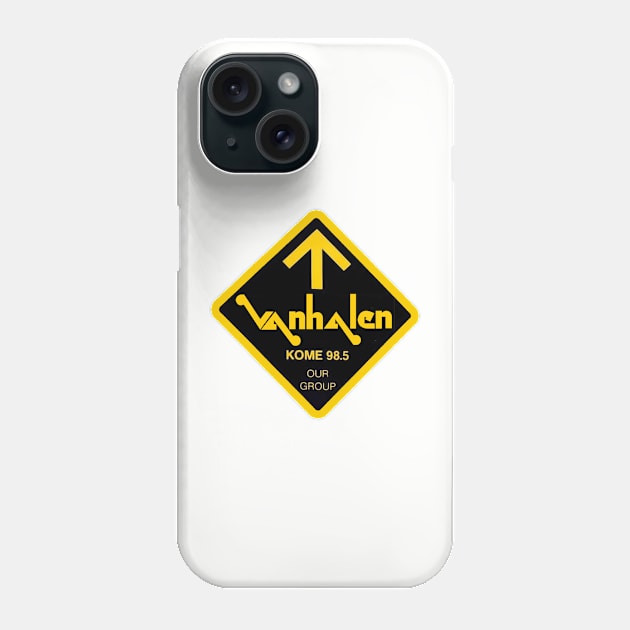 KOME 98.5 Loves VH! Phone Case by RetroZest