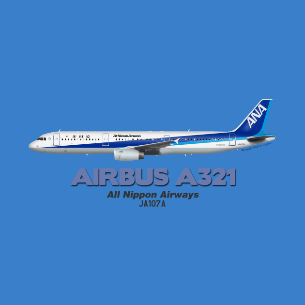 Airbus A321 - All Nippon Airways by TheArtofFlying