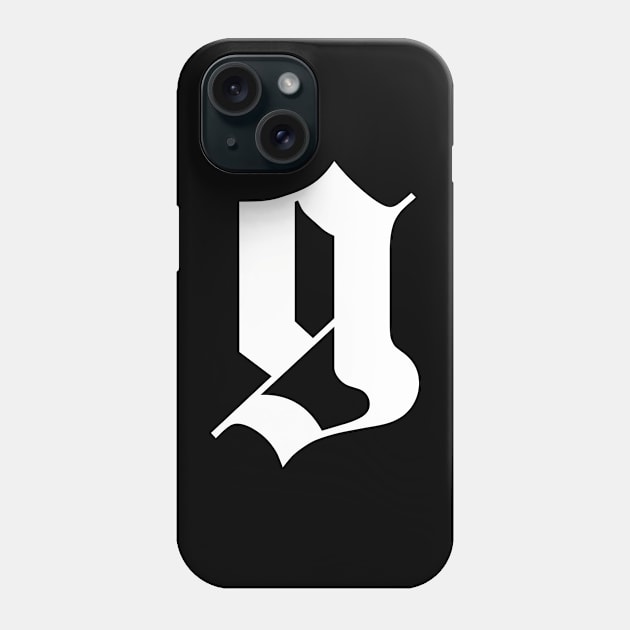 letter g for gothic Phone Case by lkn