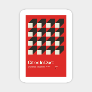 Cities In Dust Inspired Lyrics Design Magnet