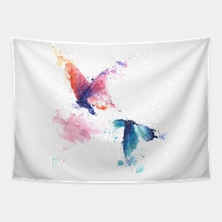 Beautiful Watercolour Butterflies Tapestry