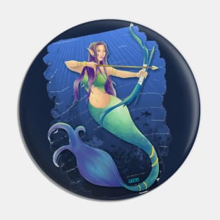 Archer Mermaid Pin