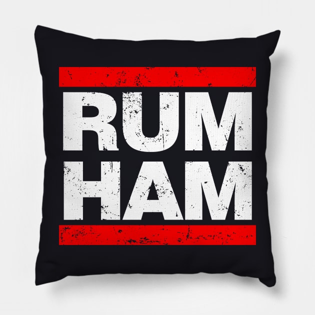 RUM HAM Pillow by Pikan The Wood Art