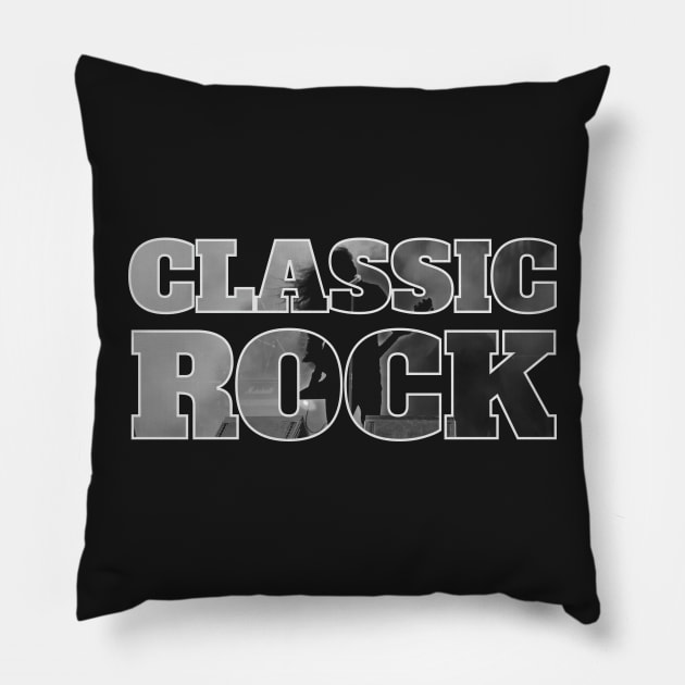 Classic Rock - Rock - Bands - 70s - 80s - Music Pillow by WIZECROW