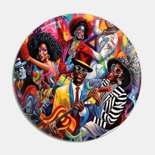 Rhythms of Joy: Soul Musicl Celebration Pin