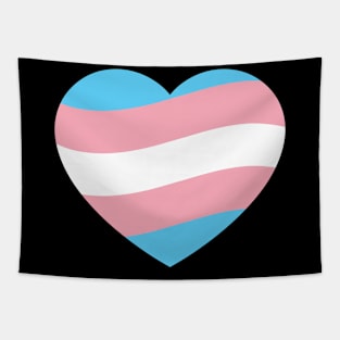 Trans Pride Heart Tapestry