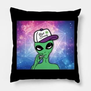 Tha High Society Alien Pillow