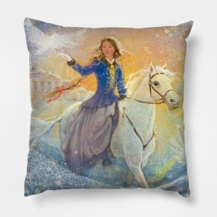 Ladies horse riding Pillow