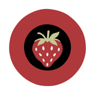 Sweet Serenity: A Minimalistic Strawberry T-Shirt