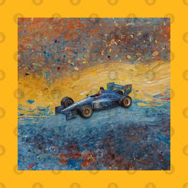 Racing Renaissance formula one painting by nancysroom