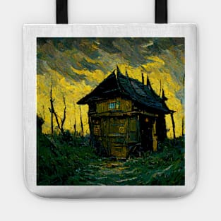 Starry Night Above The Shrieking Shack Tote