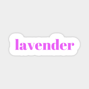 Lavender Magnet