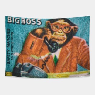 Big Boss Chimp Tapestry