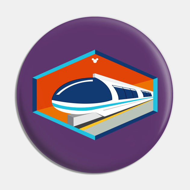Monorail Teal Disney Pin Teepublic De