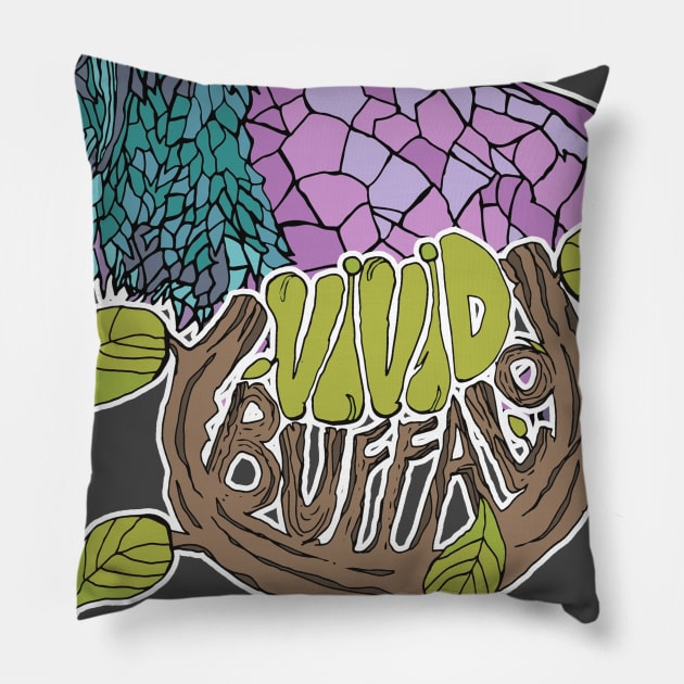 Vivid Buffalo Inspirations Badge Pillow by vividbuffalo