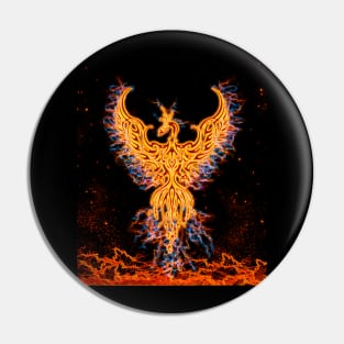 Golden Fenix Fire Storm Pin