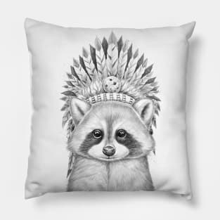 Raccoon apache Pillow