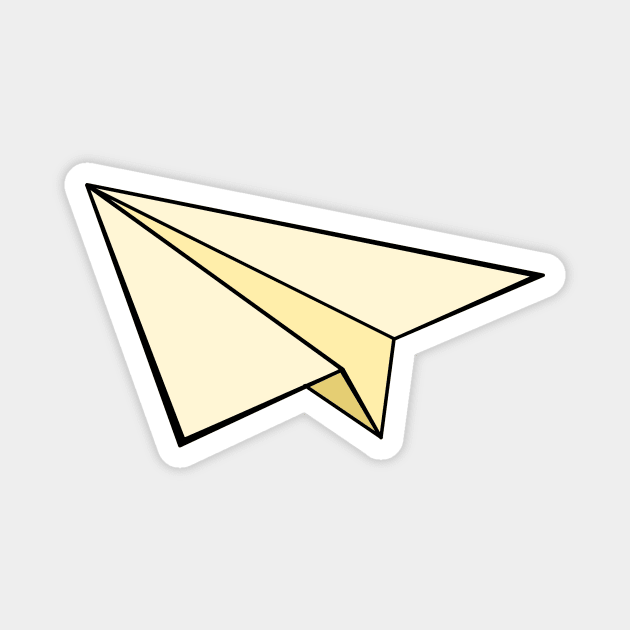 Paper Plane Magnet by traditionation