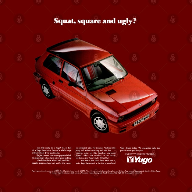 YUGO SUPERMINI - advert by Throwback Motors