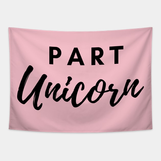 PART UNICORN Tapestry by Saltee Nuts Designs