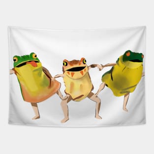 Frog dance Tapestry