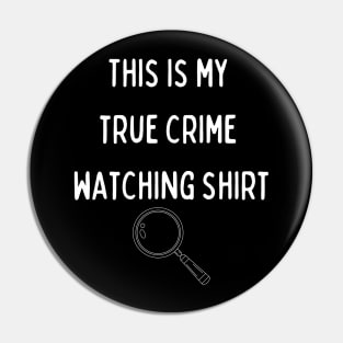 True crime tee Pin