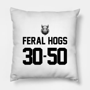 Feral Hogs 30-50 Pillow