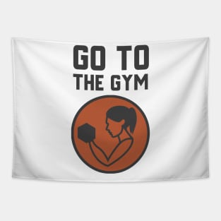 Go To The Gym Tapestry