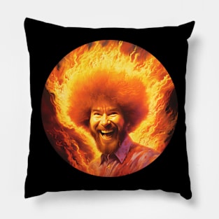 Happy Painter Laugh, Mr.Ross Pillow