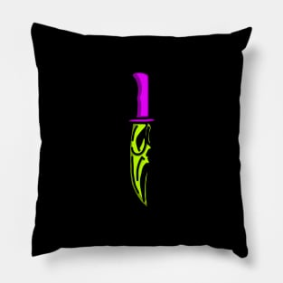 Neon Ghost face Knife - Scream Pillow