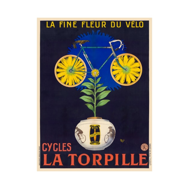 Cycles La Torpille Vintage Poster 1923 by vintagetreasure