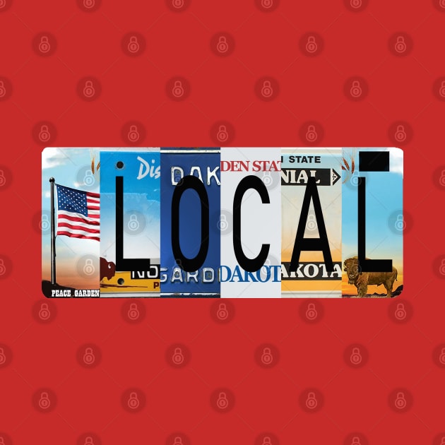 North Dakota Local, License Plates by stermitkermit