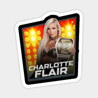 Charlotte Flair/////Card Game Concept Design Magnet