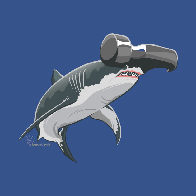 Disover Hammerhead - Shark Jaws - T-Shirt