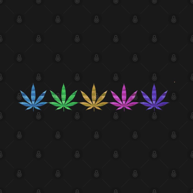 Marijuana Leaves by Dale Preston Design