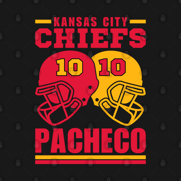 Kansas City Chiefs Pacheco 10 American Football Retro by ArsenBills