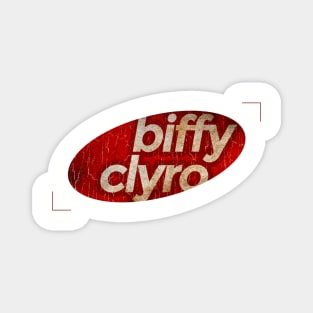 Biffy Clyro - simple red elips vintage Magnet