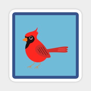 Little red bird Magnet